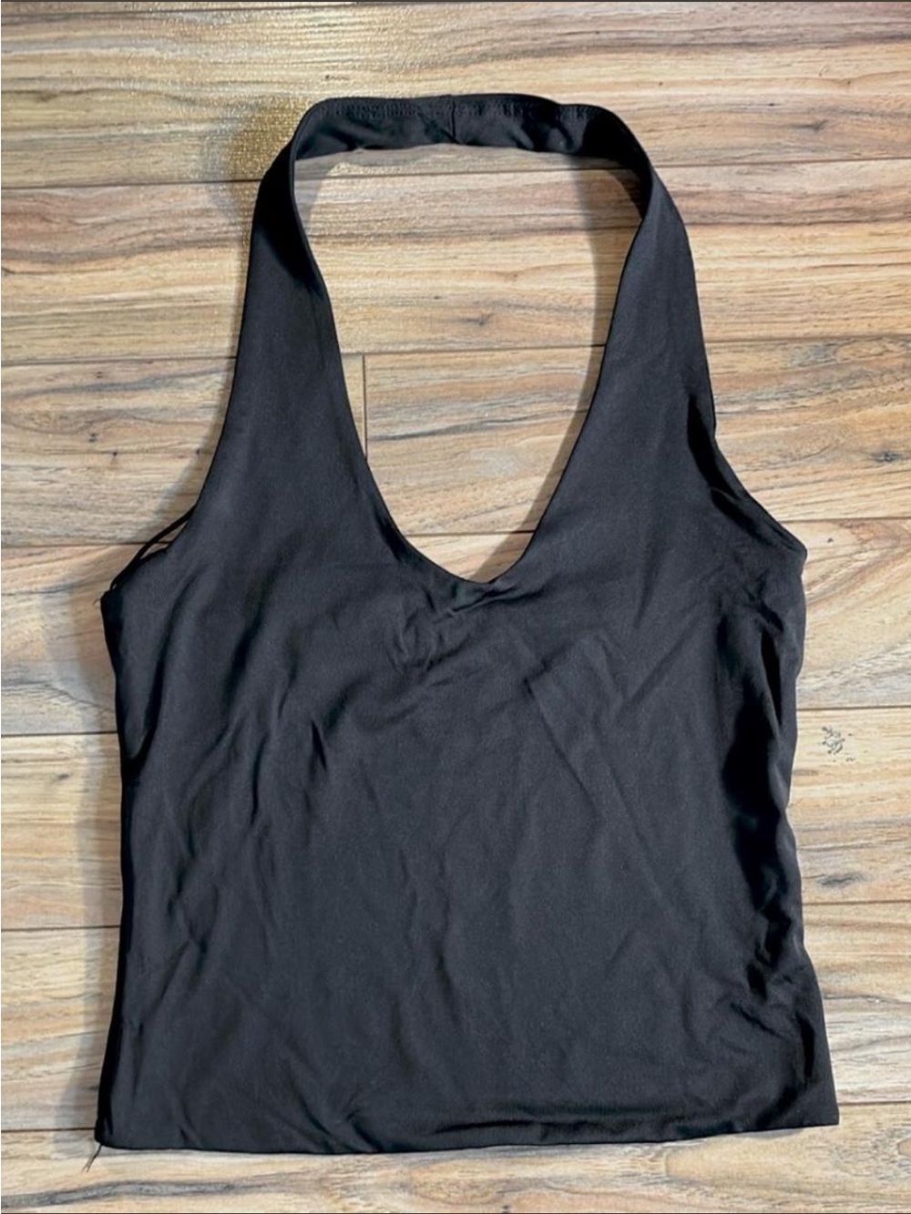 Urban Outfitters Black Halter Crop Top